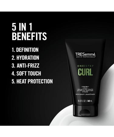 TRESemm Hair Gel 5-in-1 Curl Cr me - Anti-Frizz & Anti-Humidity Curling Gel for Women Scented 5 Oz (Pack of 2) - International Shipping Available - Buy Online on SooperMarket.com