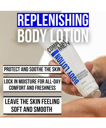 Best Men's Body Lotion for Dry Skin | Non-Greasy Moisturizer with Shea Butter & Aloe Vera | 24 Hour Hydration - Buy Online on SooperMarket.com