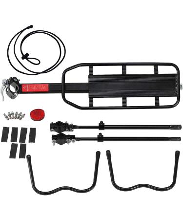 Voilamart Rear Bike Rack - Adjustable Aluminum Alloy Cargo Rack | 120 lbs Capacity | Easy Install - Buy Online on SooperMarket.com