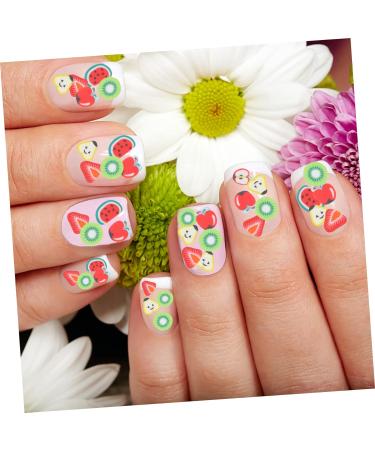 Healeved 6 Boxes Fruit Nail Patch Nail Art Marking Kits Nail Art Sticker U as Postizas Para Nail Stickers Fruit Nail Slices Fruit Slices for Nail Art 3d Suite Polymer Clay Cartoon - Buy Online on SooperMarket.com