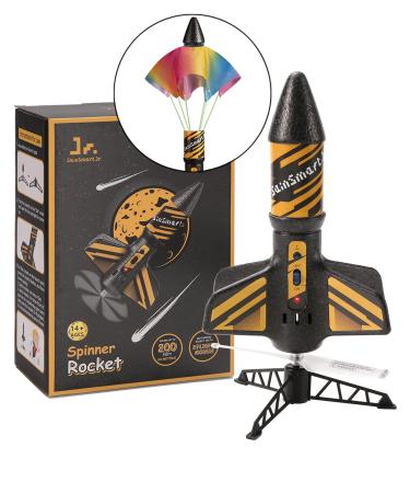 Sainsmart Jr. Rakete toys-motorized rocket with parachute starting up to 61 meters outdoor toys for children aged 8 12 years (black)