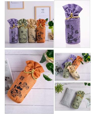 Buy Bamboo Coal Air Purification Bags - Activated Carbon Odor Absorbers & Moisture Fresheners (4 Pack 250g Each) - Eco-Friendly Home & Car Solutions - Buy Online on SooperMarket.com
