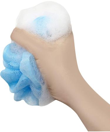 Loofah Lord 20-Pack Full Bodied Quality Bath/Shower Sponge Poufs - Assorted Colors | Wholesale Bulk Lot - Buy Online on SooperMarket.com
