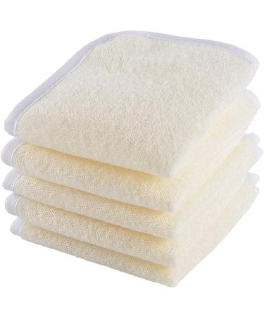 Exfoliating Face and Body Wash Cloths 5-Pack - Dual-Sided Soft Weave Bath Cloths for Shower and Massage - Best Skin Care Exfoliating Scrub Cloth - Buy Online on SooperMarket.com