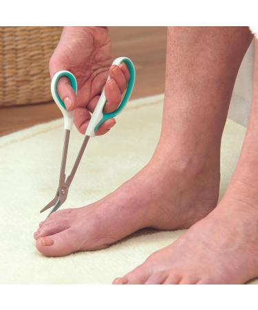 PETA Easi-Grip Long Reach Toe Nail Cutter - Ergonomic Soft-Feel Handle, Extended Length for Weak Hands, Elderly, Tremors - Buy Online on SooperMarket.com