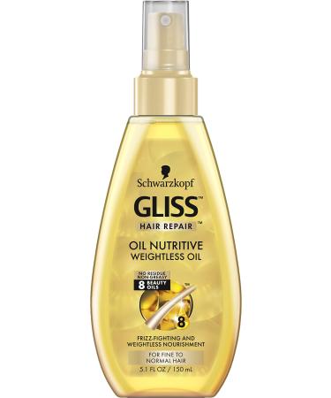 GLISS Hair Repair Nutritive Weightless Treatment Oil  5.1 Ounce