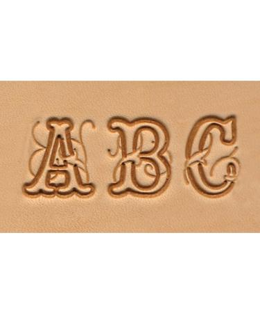 Tandy Leather Craftool 3/4 (19 mm) Script Alphabet Set 8139-00