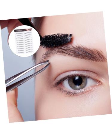 Mikinona 12 Sheets Waterproof Eyebrow Stickers Eyebrow Shaping Sticker Imitation Eyebrow 3d Makeup Tools Hair - Buy Online on SooperMarket.com