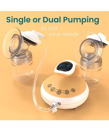 TensCare Nouri Duo-Double Electric Pump. Quiet with a Night Light and Back Lit Display to Pump Day or Night. 17 Suction Levels and 4 Pumping Frequencies for Efficient Milk Expression White - Buy Online on SooperMarket.com