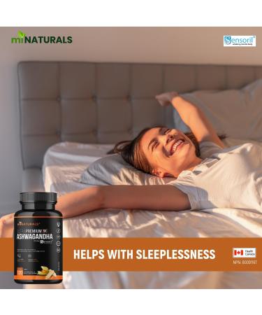 miNATURALS Ashwagandha Ultra Premium Supplement with Sensoril for Stress Relief & Heart Health- 120 Capsules - Buy Online on SooperMarket.com
