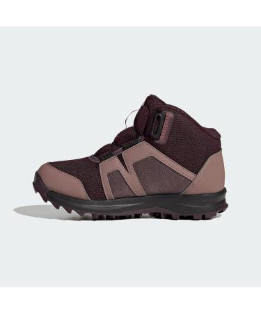 adidas Unisex Kinder Terrex Boa Mid Rain.rdy Hiking Schuhe Graue Sneakers f r Kinder (35 EU) | Shadow Maroon & Matt Purple Met Wonder Red - Buy Online on SooperMarket.com