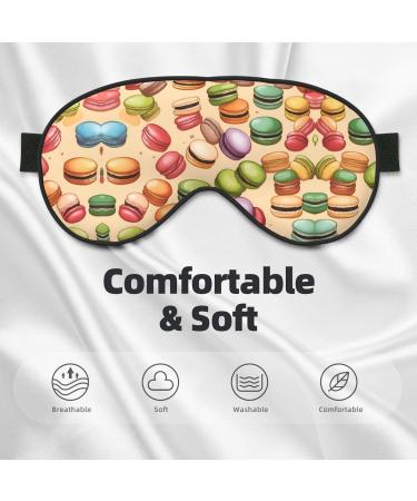 Buy Macaron Flavored Soft Sleep Eye Mask | Breathable Eye Patch for Travel & Relaxation - International Shipping Available - Buy Online on SooperMarket.com