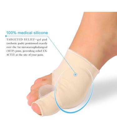 ANGGREK Bunion Relief Kit - Toe Bunion Corrector & Protector Sleeves for Hallux Valgus & Hammer Toe - Gel Toe Treatment for Pain Relief - Buy Online on SooperMarket.com