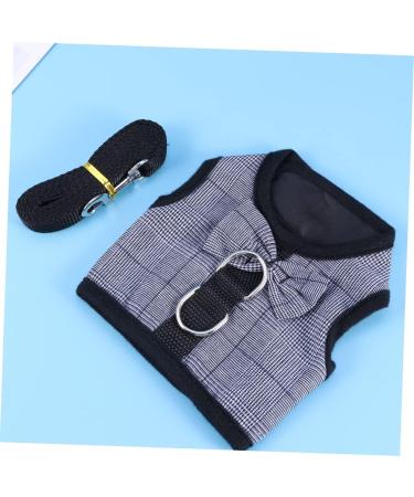 2-St Rabbit Line Lead Vest for Chinchillas - Breathable Costume Dress with Breast Tape - Muscle Shirt Straps 2-Pack Gray Size 3x2 - Ideal Guinea Pig Belt for Comfortable International Shipping - Buy Online on SooperMarket.com