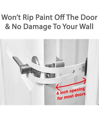 FlexLatch Cat Door Holder Latch - Bright White Alternative for Cats. Easy Install, Keeps Dogs Out. Baby Proof Design for Safety - Buy Online on SooperMarket.com