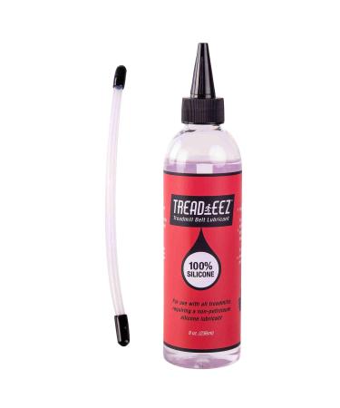 GSM Brands Treadmill Belt Lubricant - 100% Silicone Acrylic Pouring Oil - Elliptical Exercise Machine Lube (8 oz Size)