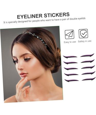 Didiseaon 240 Pairs Eyeliner Eyelid Tape Stickers Eye Makeup Double Eyelid Adhesive Tape Plastic - Buy Online on SooperMarket.com