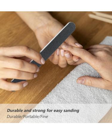 Buy SKYPIA 4 Pack Black Nail File 100/180 Grit & Purple 3 Sided Buffer Block Set - Best Nail Care Tools for Professional Finishing | International Shipping Available - Buy Online on SooperMarket.com
