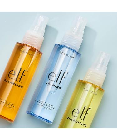 e.l.f. Balancing Facial Oil Mist 2.02 Fl Oz - Essential Oil-infused for Mind & Mood Balance - Vegan & Cruelty-Free - Buy Online on SooperMarket.com