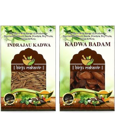 Zanto Birju Mahavir Combo Pack of Kadwa Badam and Indrajau Kadwa 200 Gram Each Multi Free 400 Gram