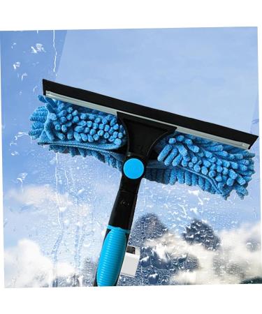 Window Cleaning Equipment Telescopic Window Cleaner Tool with 10-Section Extension Pole 2-in-1 Rotatable Window Squeegee Telescopic Pole Window Cleaning Kit for Home Car Glass - Buy Online on SooperMarket.com