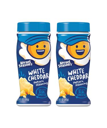 Kernel Season's White Cheddar Seasoning, 8.5 Ounce Shakers (Pack of 2) White Cheddar 8.5 Ounce (Pack of 2)
