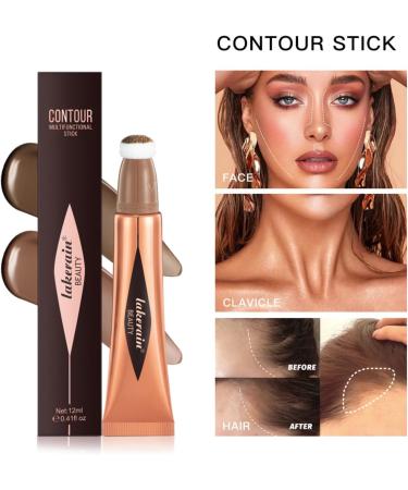Joyeee 6 Pcs Liquid Contour Wand Shimmer Blush Highlighter Contour Stick with Cushion Applicator Blendable Travel Friendly Multifunctional Face Beauty Combination for Shaping & Glowing Effect#1 Jomultistick015 - Buy Online on SooperMarket.com