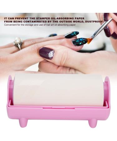 Kuuleyn Nail Stamp Oil Absorbing Sheet - Manicure Tool for Nail Art Stamping Pattern Removal (Pink) | International Shipping - Buy Online on SooperMarket.com