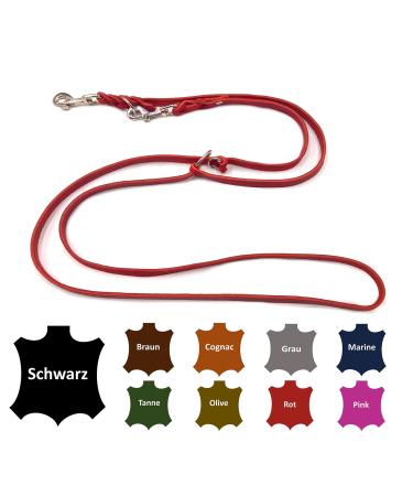 Dog liner Small dogs / large dogs 2m / 2.40m / 2.80m / 3.50m / 5m Double linen adjustable (2.80m x 15mm red) 2.80m x 15mm red