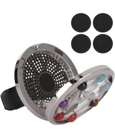 Stainless Steel Car Diffuser Vent Clip with 4 Pads for Aromatherapy Air Freshener for Stress Relief Great Gift Simple to Use Wide Range of Uses - Buy Online on SooperMarket.com