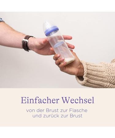 Lansinoh Baby Bottle with NaturalWave Teat Size M - 2 x 240 ml Double Pack | Perfect for International Shipping - Buy Online on SooperMarket.com