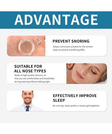 Silicone Magnetic Anti Snoring Nose Clip - Quieter Sleep Solution - Buy Online on SooperMarket.com