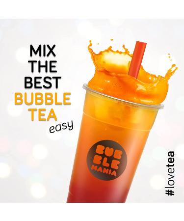 Peach Popping Boba Fruit Pearls by Bubble Mania - 450g for Bubble Tea | Bursting Fruit Balls Tapioca Pearls - Buy Online on SooperMarket.com