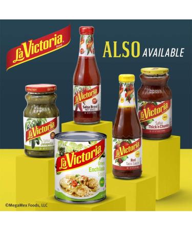 La Victoria Green Enchilada Sauce Mild 10oz Cans - Pack of 12 | Authentic Mexican Flavor - Buy Online on SooperMarket.com
