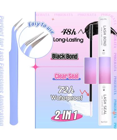 PHKERATA Wispy Cluster Lashes Kit - 108Pcs C Curl Natural Eyelash Clusters with Bond, Seal, and Tweezers | Individual Eyelashes Extension Set (0.07D 8-16MM) - Natural Look - Buy Online on SooperMarket.com