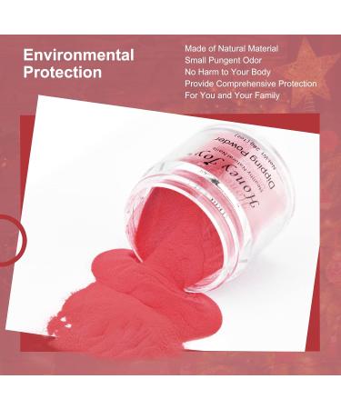 28g/Box Elegant Red Dipping Powder - No Lamp Cure, Gel Polish Effect | HJ-ND064B-No.53 - Buy Online on SooperMarket.com