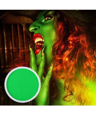 Go Ho Amazon Green Face and Body Paint Makeup 25g - Professional Water-based Creamy to Gel Formula for Adults, Children, Cosplay, SFX, Costumes, Festivals, Halloween - Buy Online on SooperMarket.com