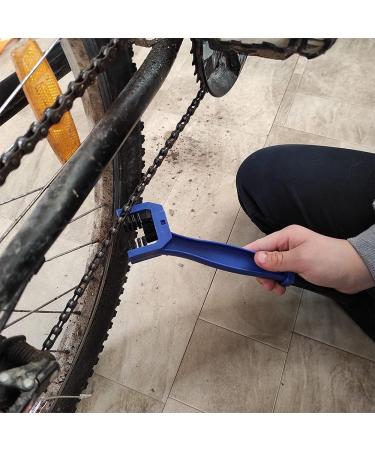 9-Piece Bike Chain Cleaner Brush Set - Cycling Tools Kit for Mountain, Road, City, Hybrid, BMX Bicycles & Motorcycles - Buy Online on SooperMarket.com
