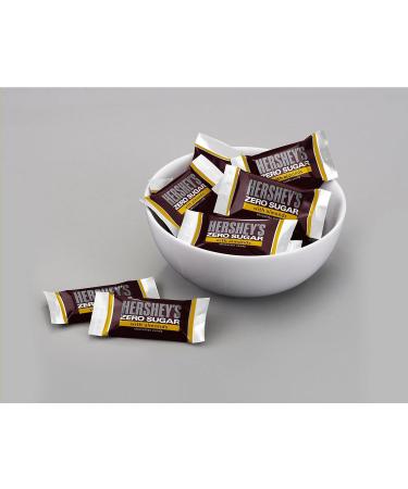 HERSHEY'S Zero Sugar Chocolate Almond Candy Bars - 12 Count 3 oz Bags | Aspartame Free - Buy Online on SooperMarket.com