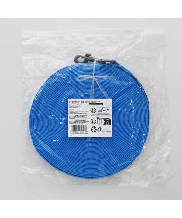 Looxmeer 7m Neon Blue Dog Tow Line - Robust Training Line with Storage Bag | International Shipping Available - Buy Online on SooperMarket.com