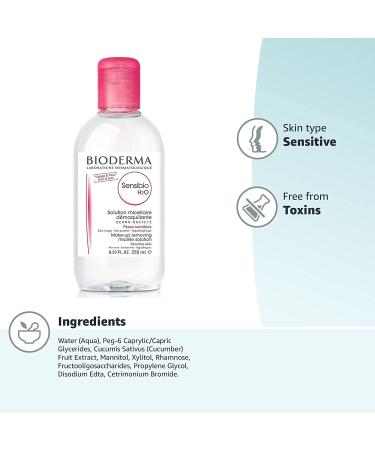 Bioderma Sensibio H2O Micellar Water 8.4 fl oz - Gentle Makeup Remover - Buy Online on SooperMarket.com
