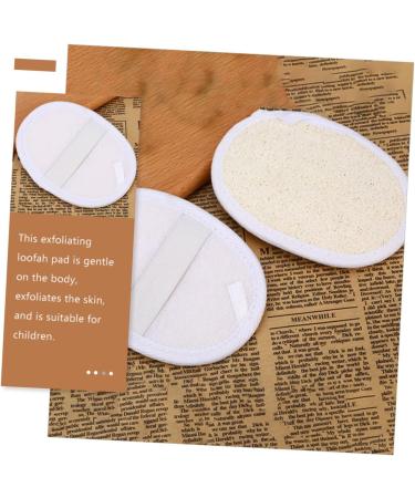 6 Pcs Natural Bath Towel & Luffa Scrubber Set - Eco-Friendly Face Sponge & Body Cleaning Gloves for Spa-Like Bath Experience - Buy Online on SooperMarket.com