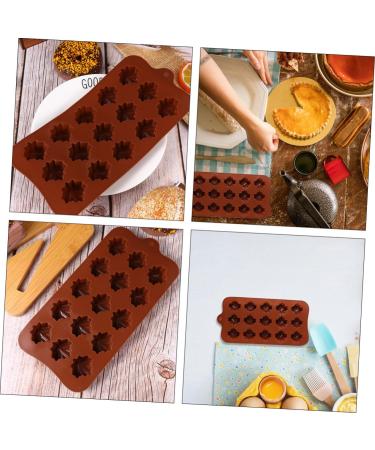 HOMSFOU 6 Pcs Maple Leaf Mold Thanksgiving Fondant Molds Chocolate Thankgiving Cake Mold Fall Candy Ice Jewlery Making Supplies Silicone Baking Mold Fudge Child Chewing Gum Silica Gel - Buy Online on SooperMarket.com