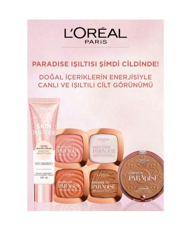L'Or al Paris Bronze to Paradise 02 Baby One More Tan - Natural Powder Bronzer with Shimmer Particles | 9g | International Shipping Available - Buy Online on SooperMarket.com