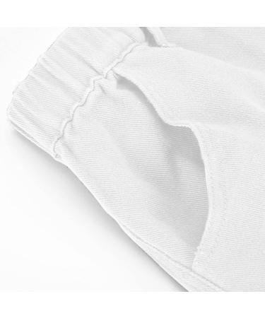 Women's Camo Cargo Shorts | Button Fly with Pockets | Solid Color Knee-Length Summer Shorts - Buy Online on SooperMarket.com