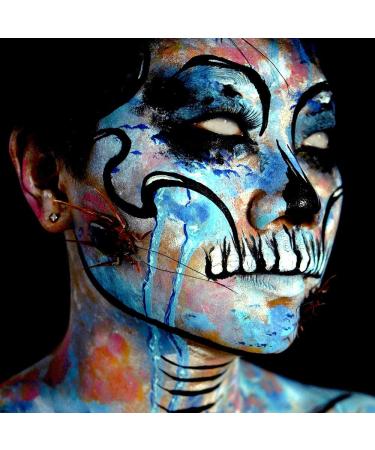 Mehron Makeup Liquid Face and Body Paint 4.5 oz - Black | 4.5 Fl Oz (Pack of 1) - Buy Online on SooperMarket.com