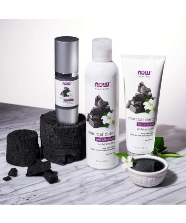 Now Foods Charcoal Detox Moisturizer 1 fl oz | Purifying Hydration & Skin Care - Buy Online on SooperMarket.com