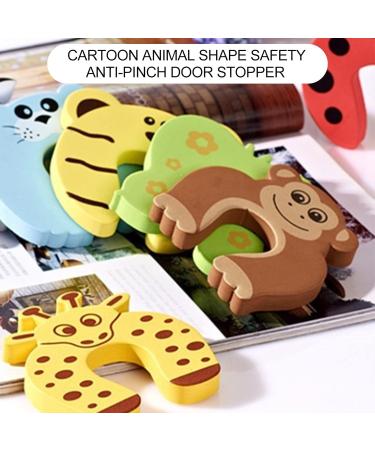 Baby Foam Door Stopper - 6Pcs Clamping Protection for Child Safety | Finger Clamping Protection for Kids | Multi-Color Options - Buy Online on SooperMarket.com