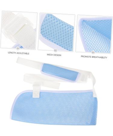 MUSISALY Children's Arm Sling Arm Sling for Wrist Injury Sling for Arm and Shoulder Arm Support Arm Brace Net 50X27CM Sky-blue - Buy Online on SooperMarket.com