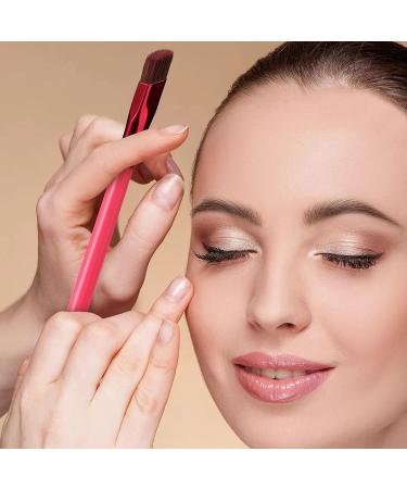 Juome 2Pcs Multi Function Eyebrow Brush Set - Professional Portable Angled Eye Brow Brush for Three-dimensional Makeup - Square Eyebrow & Hairline Concealer Brushes - Buy Online on SooperMarket.com